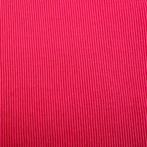 State Ribbed Pink Puff Sleeve Top - Picture 2 of 7